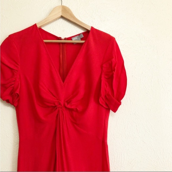 ASOS Red Culotte Jumpsuit - Picture 4 of 7